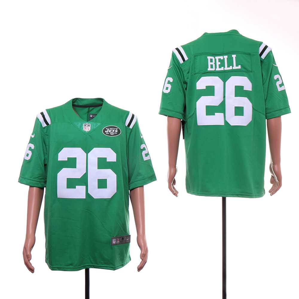 Nike Jets 26 Le'Veon Bell Green Color Rush Limited Jersey,We sell and wholesale Nike Jets 26 Le'Veon Bell Green Color Rush Limited Jersey on line form chian!